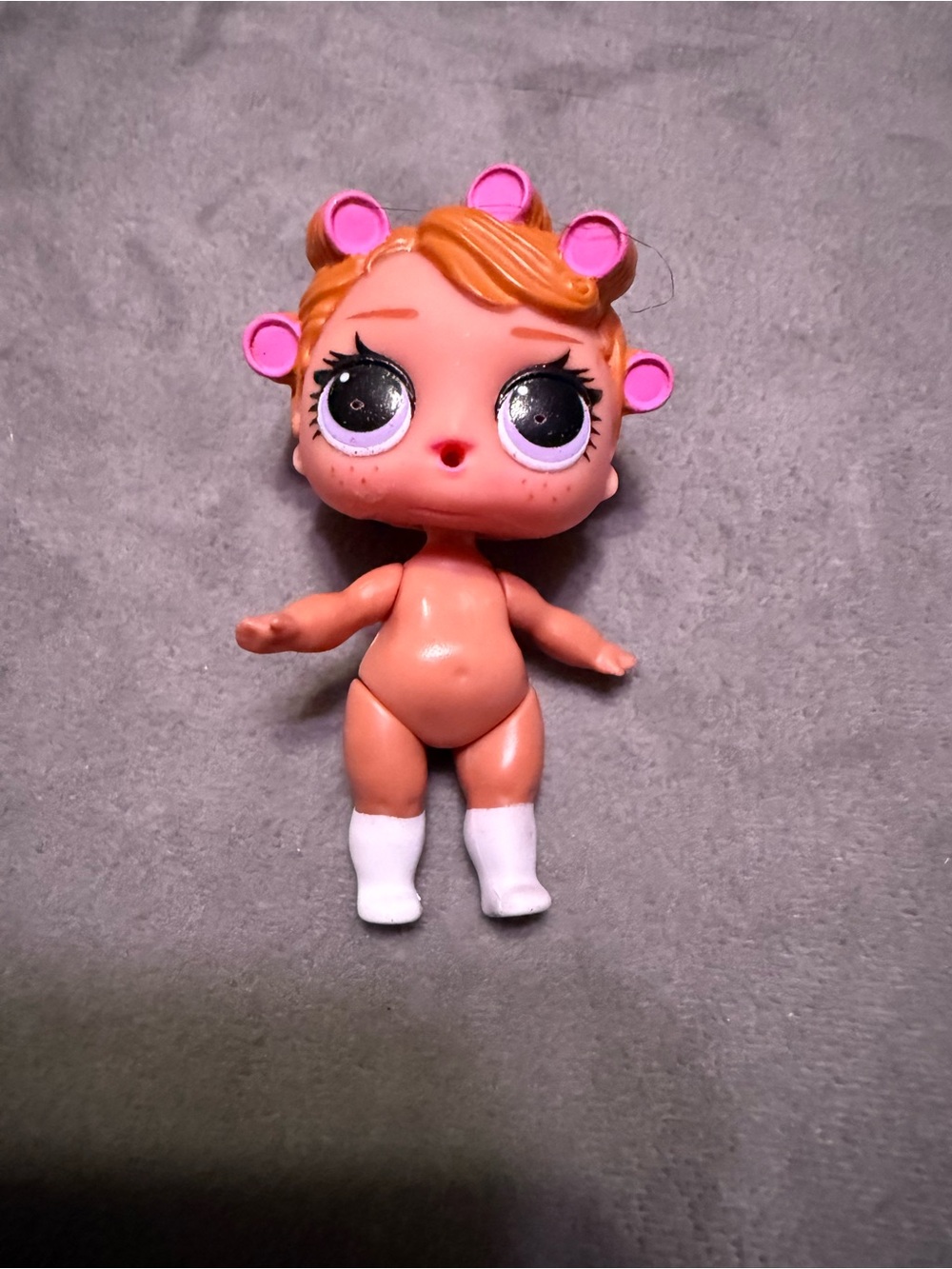 L.O.L. Surprise! Doll with Pink Hair Rollers and Orange Hair